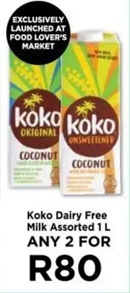 Food Lover's Market Koko Dairy Free Milk Assorted 1L offer
