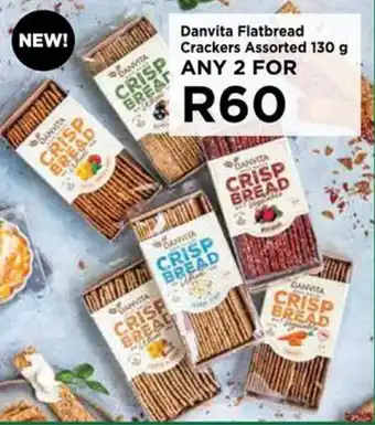 Food Lover's Market Danvita Flatbread Crackers Assorted 130g offer
