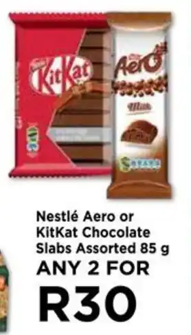 Food Lover's Market Nestlé Aero or KitKat Chocolate Slabs Assorted 85g offer