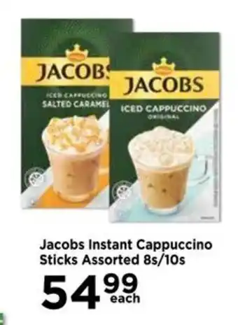 Food Lover's Market Jacobs Instant Cappuccino Sticks Assorted 8s/10s offer
