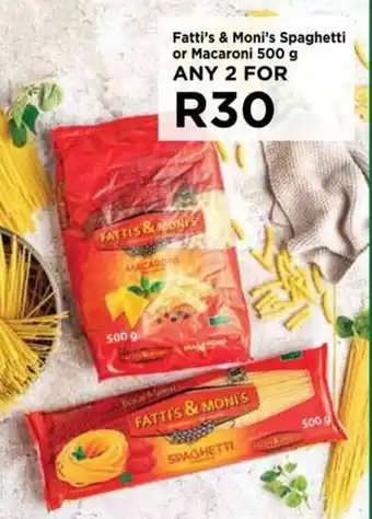 Food Lover's Market Fatti's & Moni's Spaghetti or Macaroni 500g offer