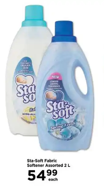 Food Lover's Market Sta-Soft Fabric Softener Assorted 2L offer