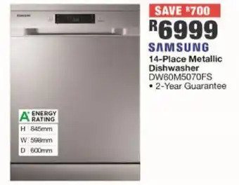 House & Home Samsung 14-Place Metallic Dishwasher offer