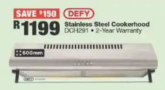 House & Home Defy Stainless Steel Cookerhood offer