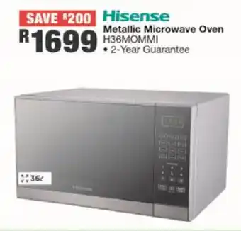 House & Home Hisense Metallic Microwave Oven offer