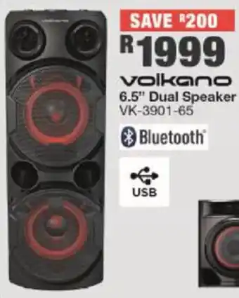 House & Home Volkano 6.5" Dual Speaker offer