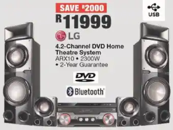 House & Home LG 4.2-Channel DVD Home Theatre System offer