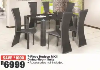 House & Home Hudson MKII Dining-Room Suite 7-Piece offer