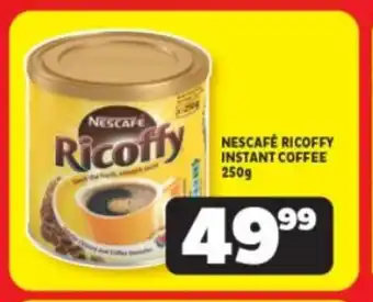 Usave NESCAFÉ RICOFFY INSTANT COFFEE 250g offer