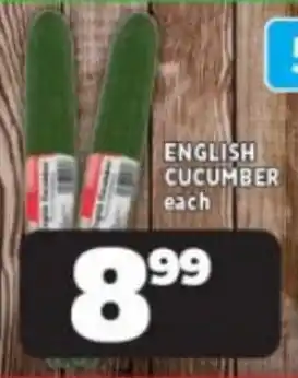 Usave ENGLISH CUCUMBER each offer