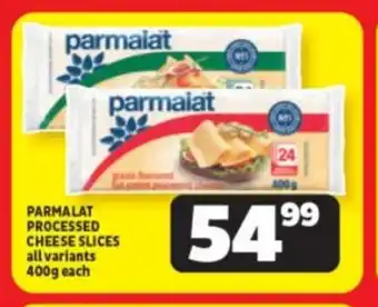 PARMALAT PROCESSED CHEESE SLICES all variants 400g each