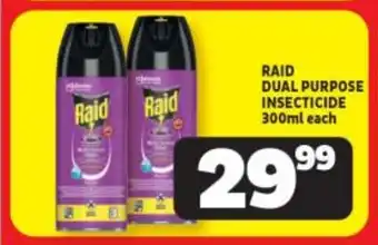 Usave RAID DUAL PURPOSE INSECTICIDE 300ml each offer