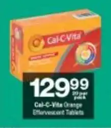 Checkers Cal-C-Vita Orange Effervescent Tablets offer