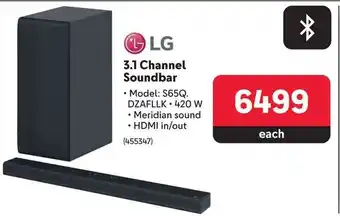 Makro LG 3.1 Channel Soundbar offer