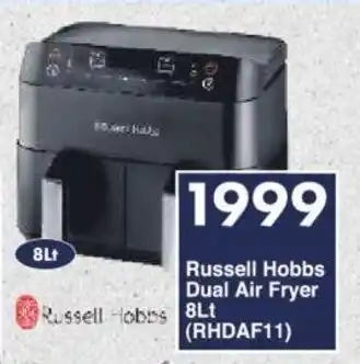 President Hyper Russell Hobbs Dual Air Fryer (RHDAF11) offer