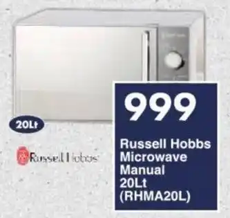 President Hyper Russell Hobbs Microwave Manual 20Lt (RHMA20L) offer