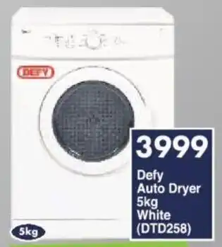 President Hyper Defy Auto Dryer 5kg White (DTD258) offer