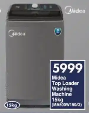 President Hyper Midea Top Loader Washing Machine 15kg (MA500W150/G) offer