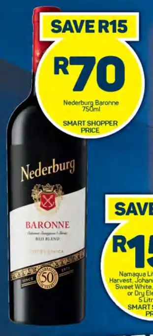 Pick n Pay Liquor Nederburg Baronne 750ml offer
