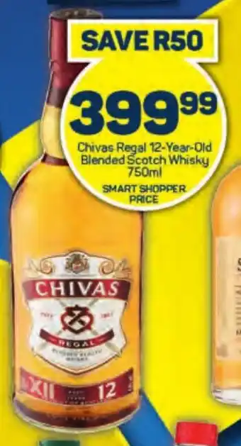 Chivas Regal 12-Year-Old Blended Scotch Whisky 750ml