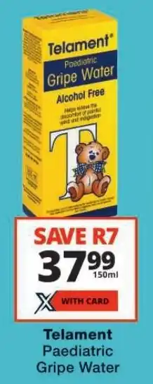 Checkers Telament Paediatric Gripe Water offer