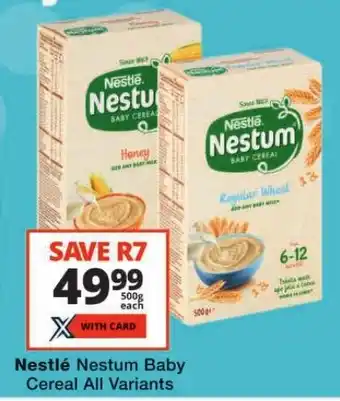 Nestlé Nestum Baby Cereal All Variants