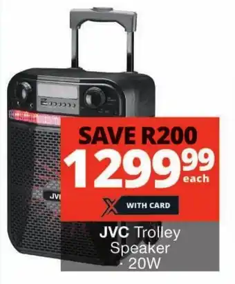 Checkers JVC Trolley Speaker 20W offer