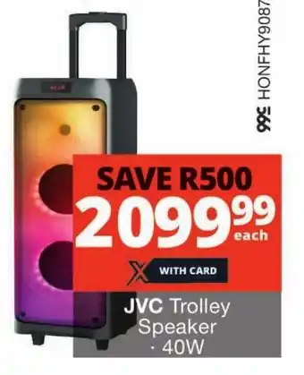 Checkers JVC Trolley Speaker 40W offer