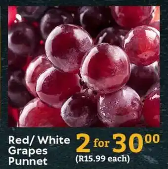 Oxford Freshmarket Red/White Grapes Punnet offer