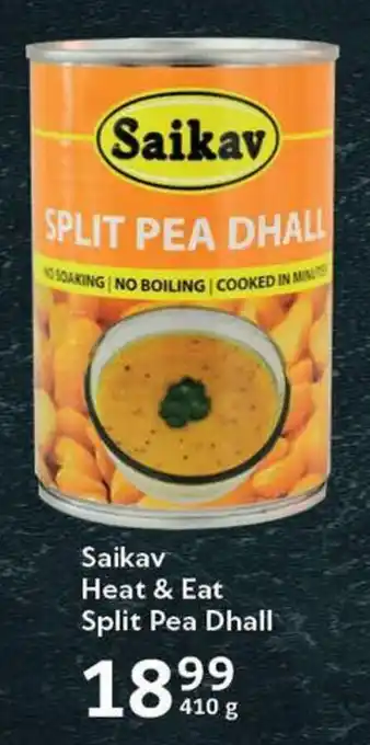 Oxford Freshmarket Saikav Heat & Eat Split Pea Dhall offer