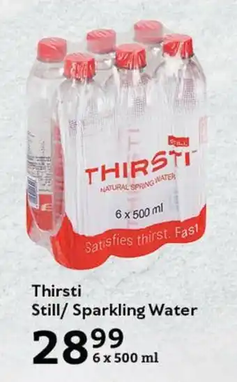 Oxford Freshmarket Thirsti Still/ Sparkling Water offer