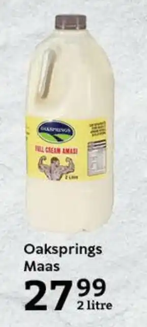 Oxford Freshmarket Oaksprings Maas 2 litre offer