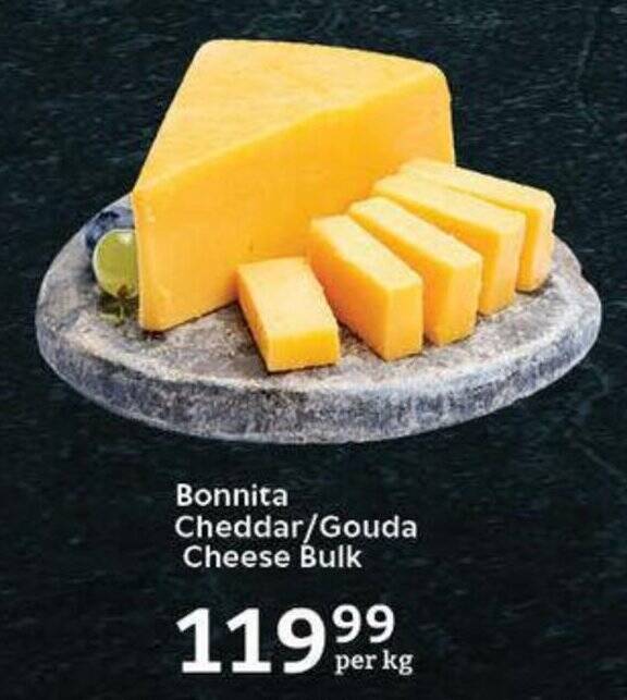 Bonnita Cheddar/Gouda Cheese Bulk offer at Oxford Freshmarket