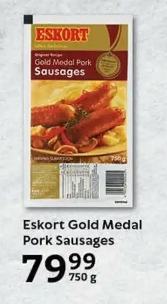 Oxford Freshmarket Eskort Gold Medal Pork Sausages offer