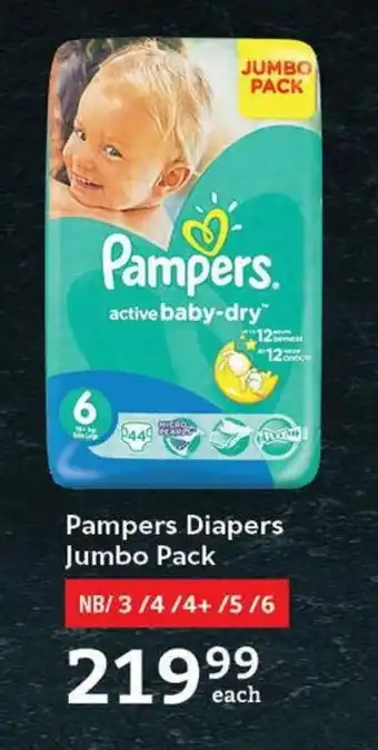 Oxford Freshmarket Pampers Diapers Jumbo Pack offer
