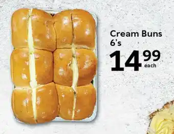 Oxford Freshmarket Cream Buns 6's offer