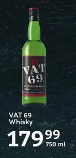 Oxford Freshmarket VAT 69 Whisky offer