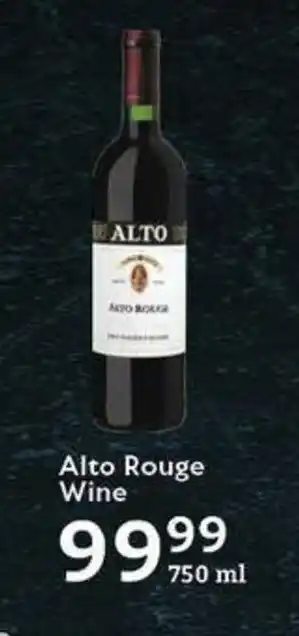 Oxford Freshmarket Alto Rouge Wine offer