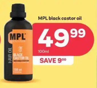 PEP MPL black castor oil 100ml offer