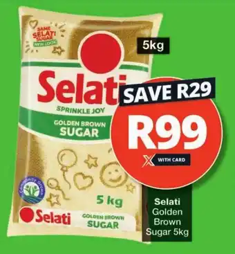 Checkers Selati Golden Brown Sugar 5kg offer