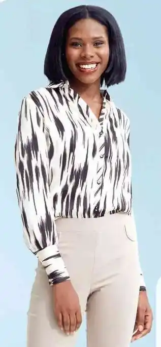 Makro Printed Satin Shirt offer