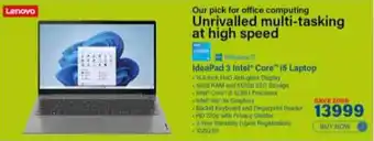 Incredible Connection Lenovo Ideapad 3 Intel Core i5 Laptop offer