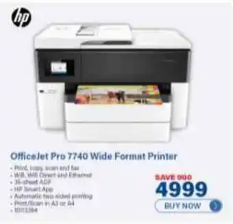Incredible Connection HP OfficeJet Pro 7740 Wide Format Printer offer