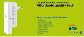 Incredible Connection Tp-Link Re300 Act1200 Wifi R/Extender offer