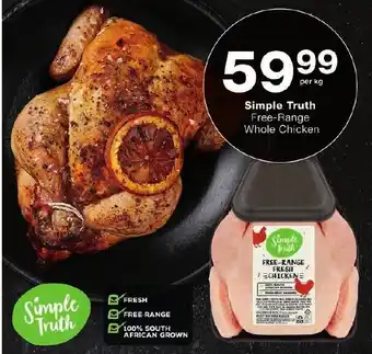 Checkers Simple Truth Free-Range Whole Chicken offer
