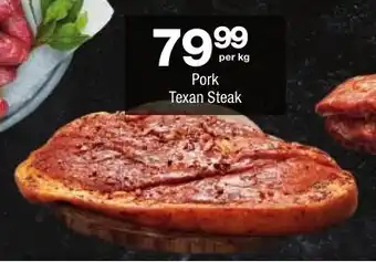 Checkers Pork Texan Steak offer