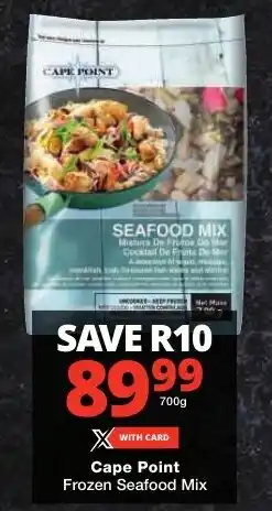 Checkers Cape Point Frozen Seafood Mix offer