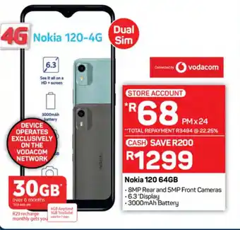 Pick n Pay Hypermarket Nokia 120 64GB offer