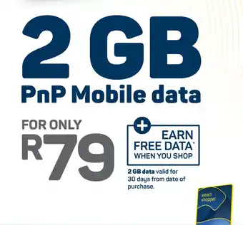 Pick n Pay Hypermarket PnP Mobile data 2GB offer