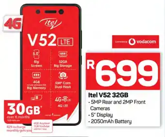 Pick n Pay Hypermarket Itel V52 32GB offer